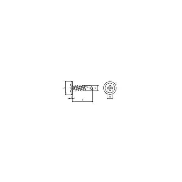 Df. Peremes önf. csavar (Opel) 4,2 x 13 horg. REISSER