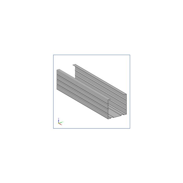  KNAUF CW 75  FIX Válaszfal profil 0,5 mm